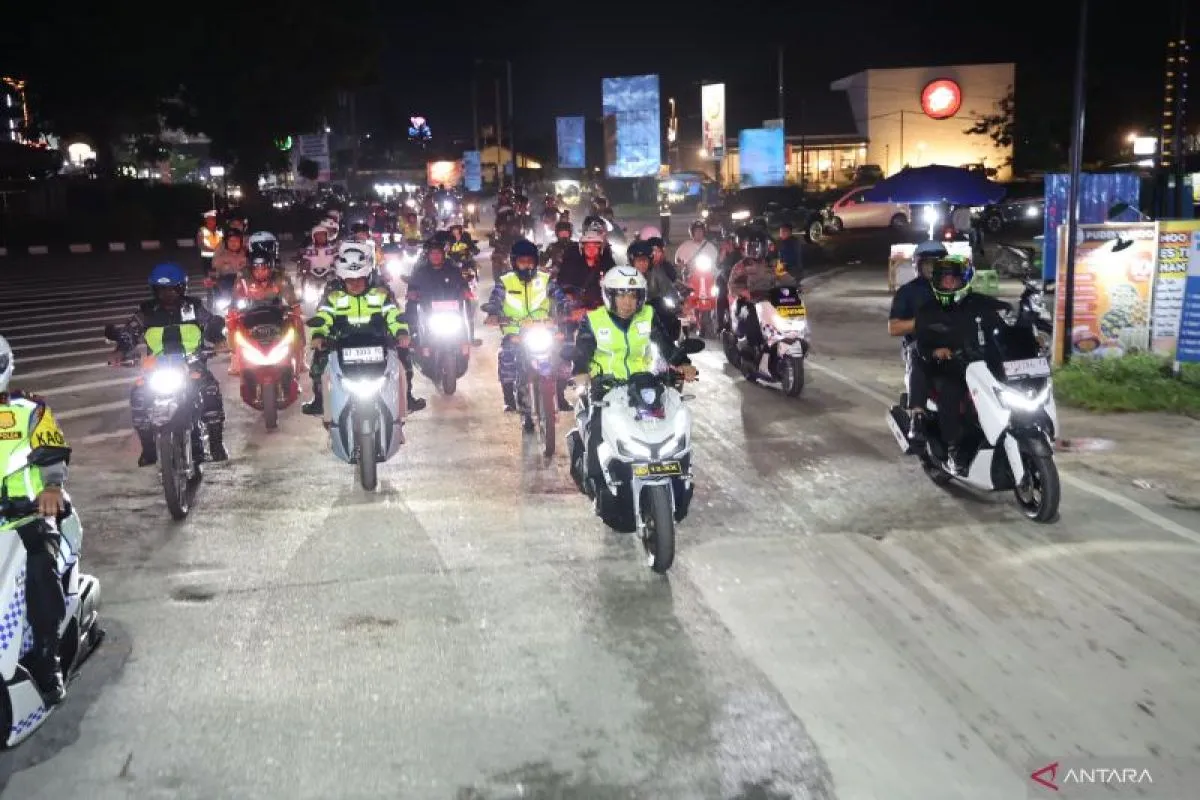 Polda Sultra Gelar Patroli Skala Besar, Pastikan Keamanan Warga Selama Nataru