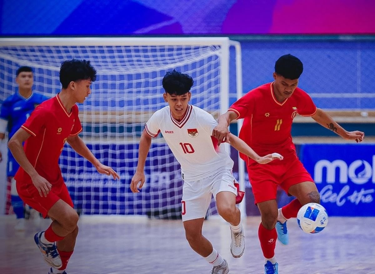 Hasil Kejuaraan Futsal ASEAN U-19: Indonesia Bantai Myanmar 4-1