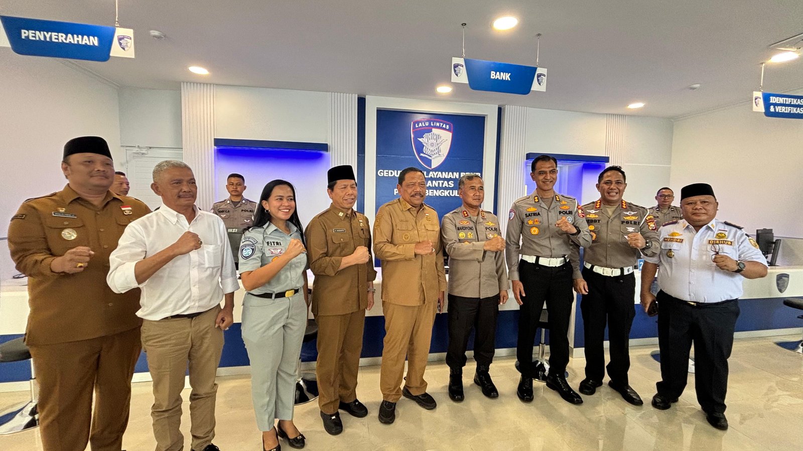 Kakanwil Jasa Raharja Bengkulu Hadiri Peresmian Gedung Pelayanan BPKB Ditlantas Polda Bengkulu