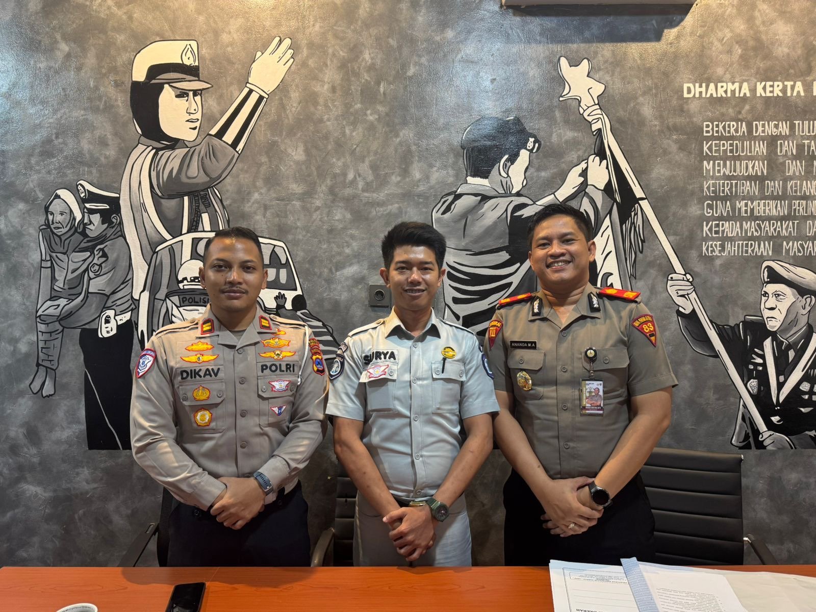 Jasa Raharja Kalsel Evaluasi Layanan Laka Bersama Satlantas Tanah Laut