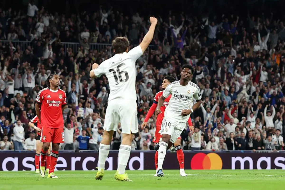 Real Madrid Lolos ke 16 Besar Liga Champions Usai Tundukkan Benfica 2-1