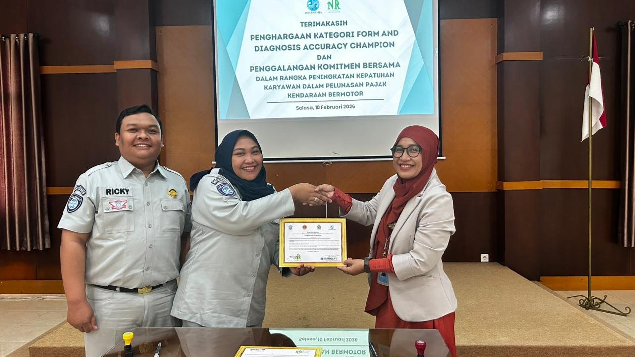 Jasa Raharja dan Samsat Perkuat Komitmen Kepatuhan Pajak Kendaraan Bersama RS Nur Rohmah