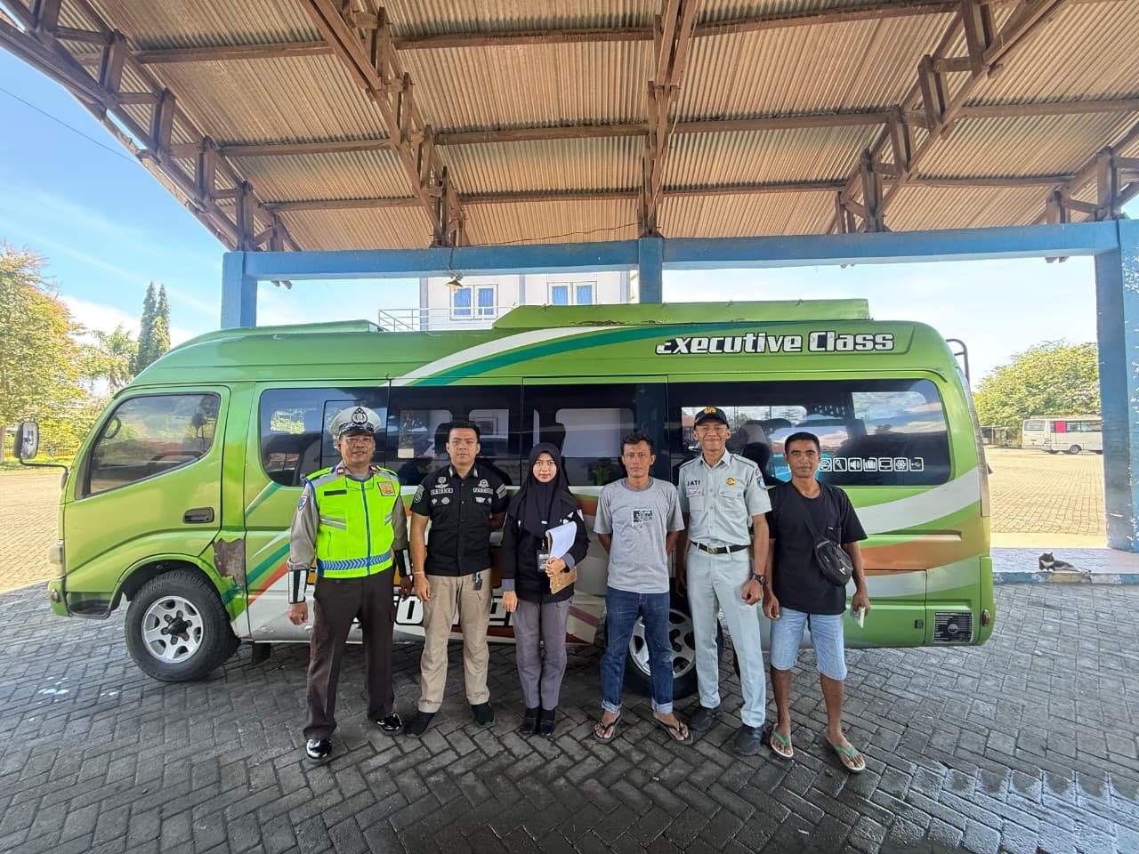 Perkuat Keselamatan Angkutan Umum, Jasa Raharja Sumbawa Laksanakan Ramp Check di Terminal Sumer Payung