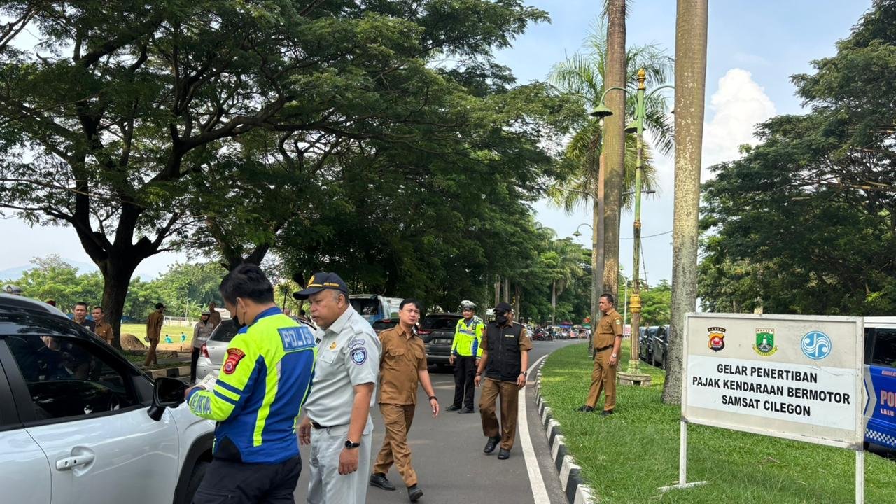 Giat Penertiban Pajak di Cilegon: Upaya Strategis Jasa Raharja dalam Preventif dan Pencegahan Kecelakaan Lalu Lintas