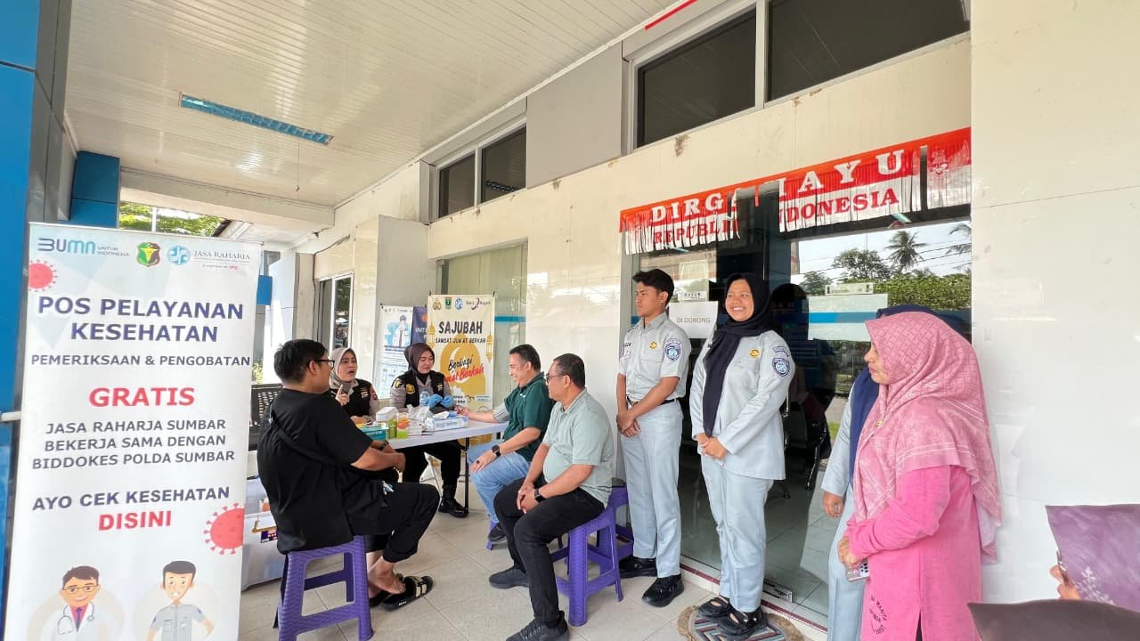 Bayar Pajak Sambil Cek Kesehatan, Jasa Raharja Sumbar Hadirkan Layanan MUKL di Samsat Kota Pariaman