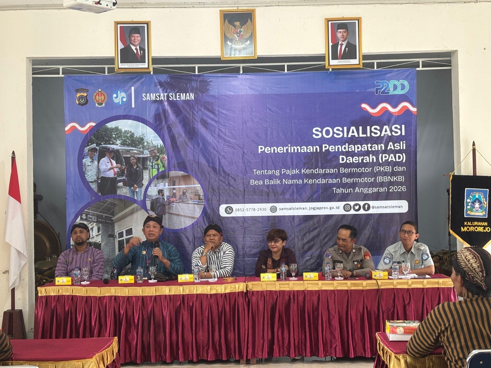 Samsat, DPRD DIY, dan Kepolisian Bersinergi Edukasi Warga Sleman soal Pajak dan Keselamatan Lalu Lintas