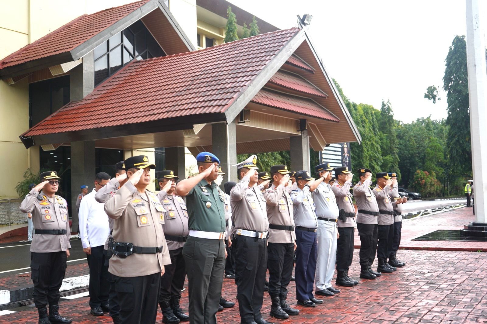 Jasa Raharja Sulsel Hadiri Apel Gelar Pasukan Operasi Keselamatan Pallawa 2026 di Mapolda