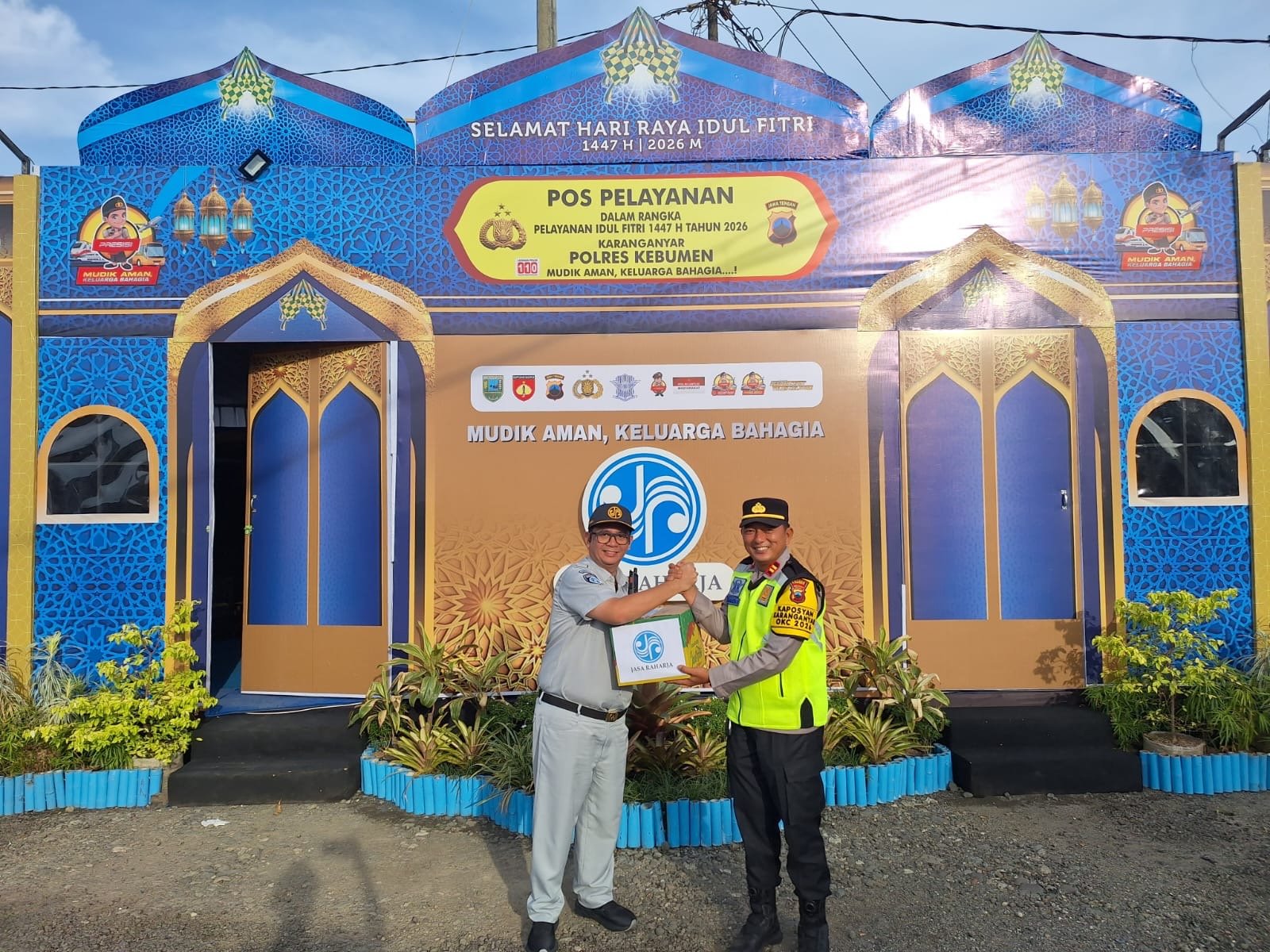 Wujud Sinergitas, Jasa Raharja Magelang Berikan Aksi Simpatik kepada Pos Pelayanan Terpadu RM Lestari Kebumen