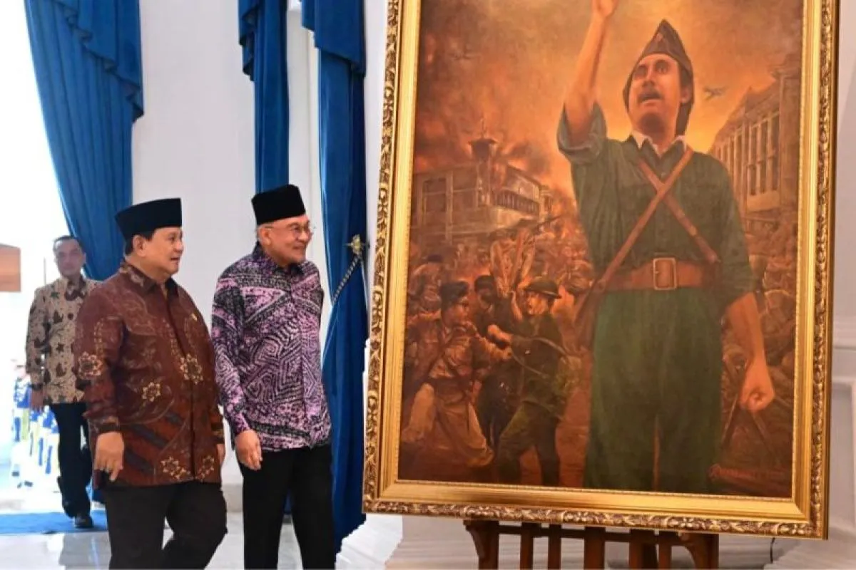Silaturahmi Idul Fitri, Presiden Prabowo Jamu PM Anwar Ibrahim di Istana Merdeka