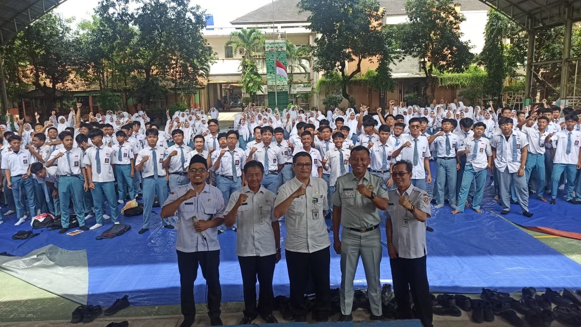 Jasa Raharja Jepara Laksanakan Program Pengajar Peduli Keselamatan Lalu Lintas (PPKL) di SMA Negeri 1 Mejobo Kudus