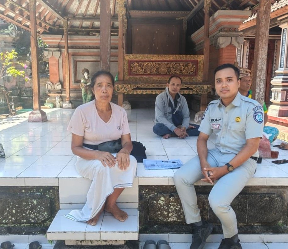 Jasa Raharja Bali Gerak Cepat Lakukan Survey Ahli Waris dan Serahkan Santunan Korban Kecelakaan di Klungkung