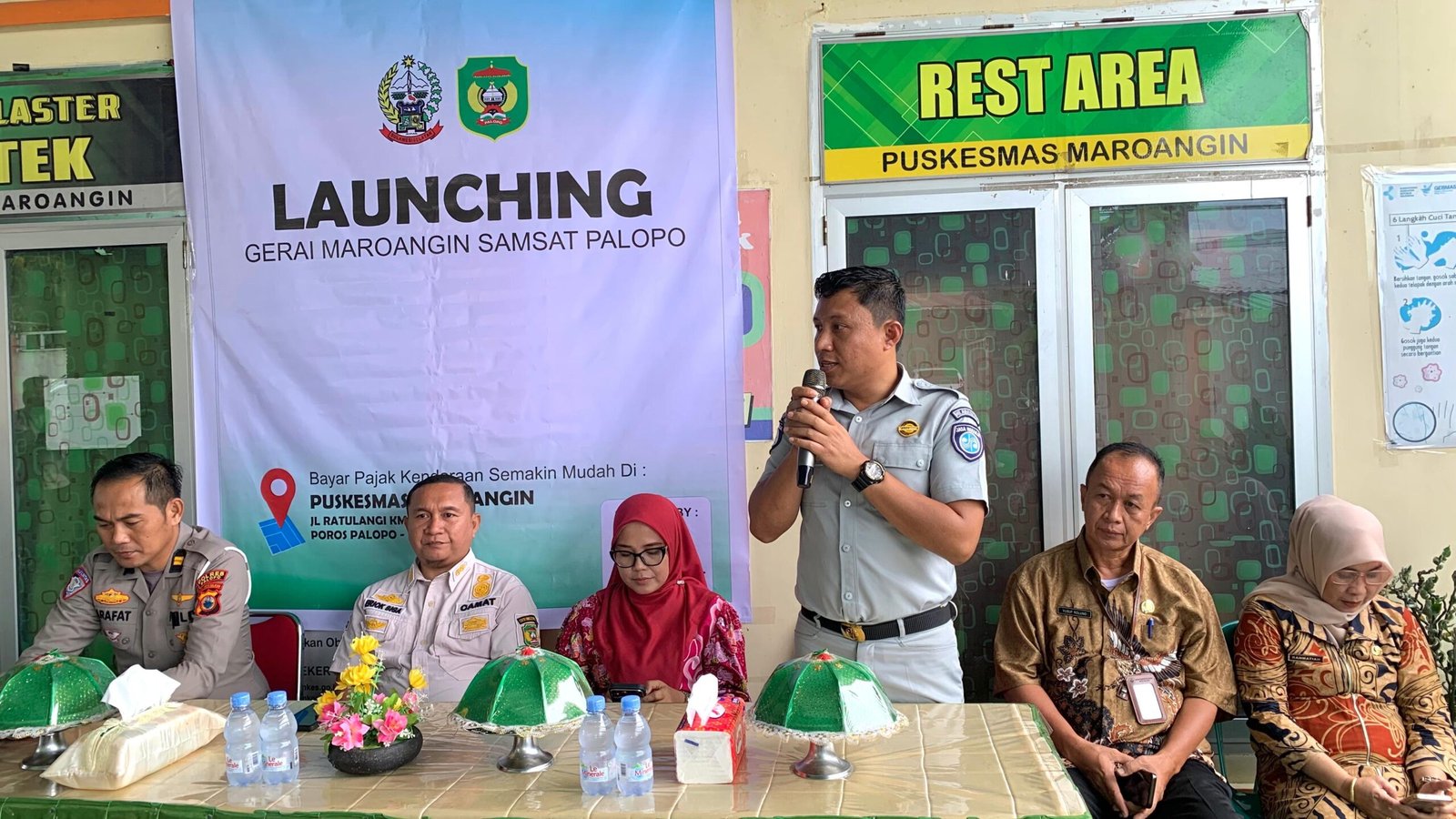 Dukung Kemudahan Layanan, Jasa Raharja Palopo Bersama Samsat PalopoGelar Launching Gerai Samsat Moroangin