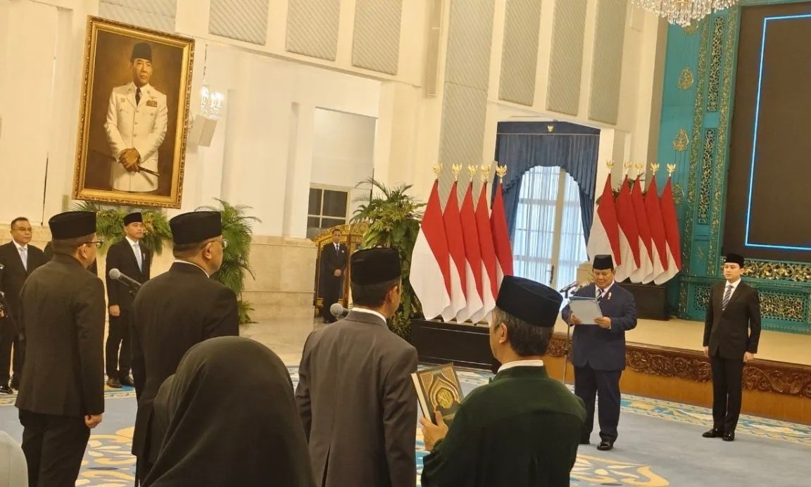 Prabowo Resmi Lantik M. Qodari Jadi Kepala Bakom RI Gantikan Angga Raka