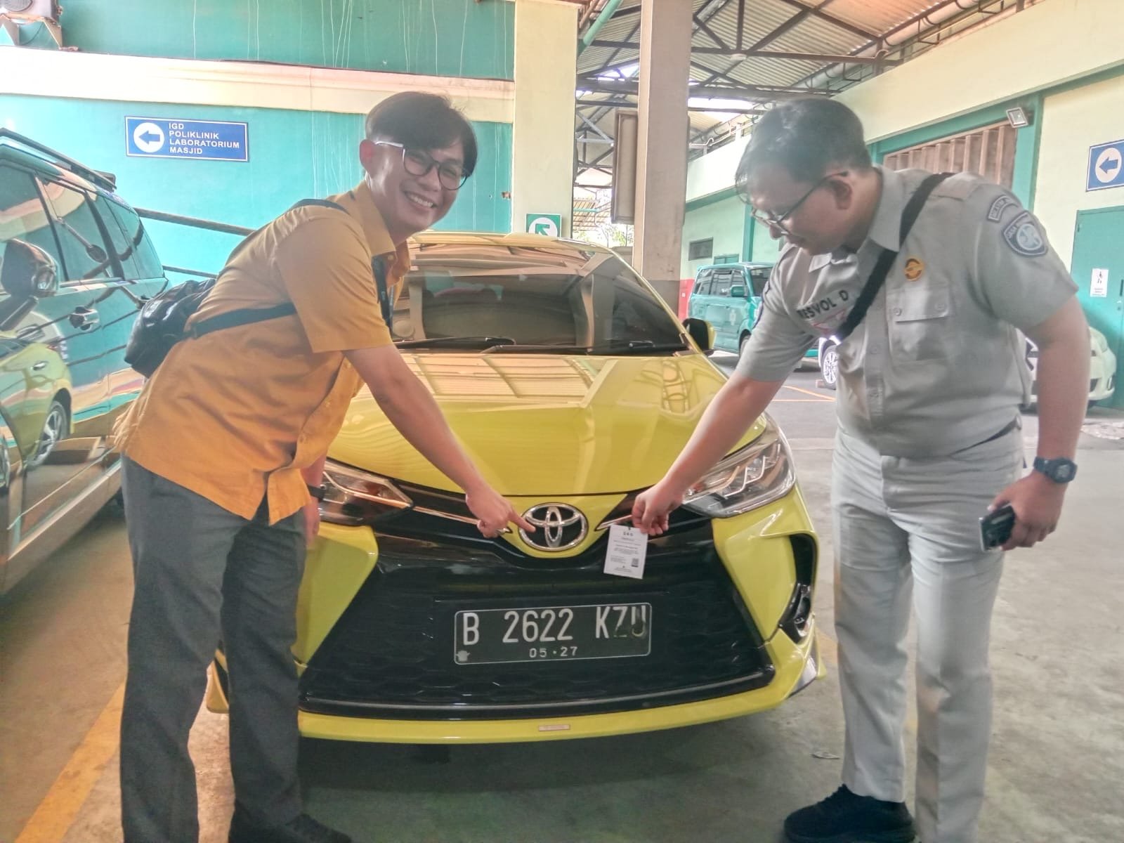 Jasa Raharja Bekasi Melaksanakan Pendataan Kendaraan Bersama Mitra Terkait