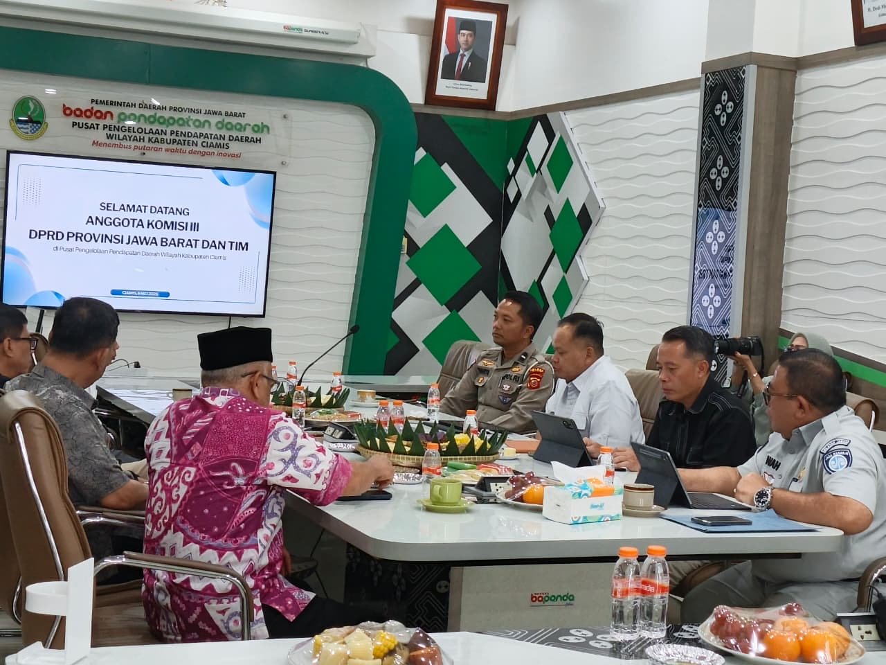 PT Jasa Raharja Bersama P3D Wilayah Kabupaten Ciamis Laksanakan Rapat Koordinasi dengan Komisi III DPRD Provinsi Jawa Barat