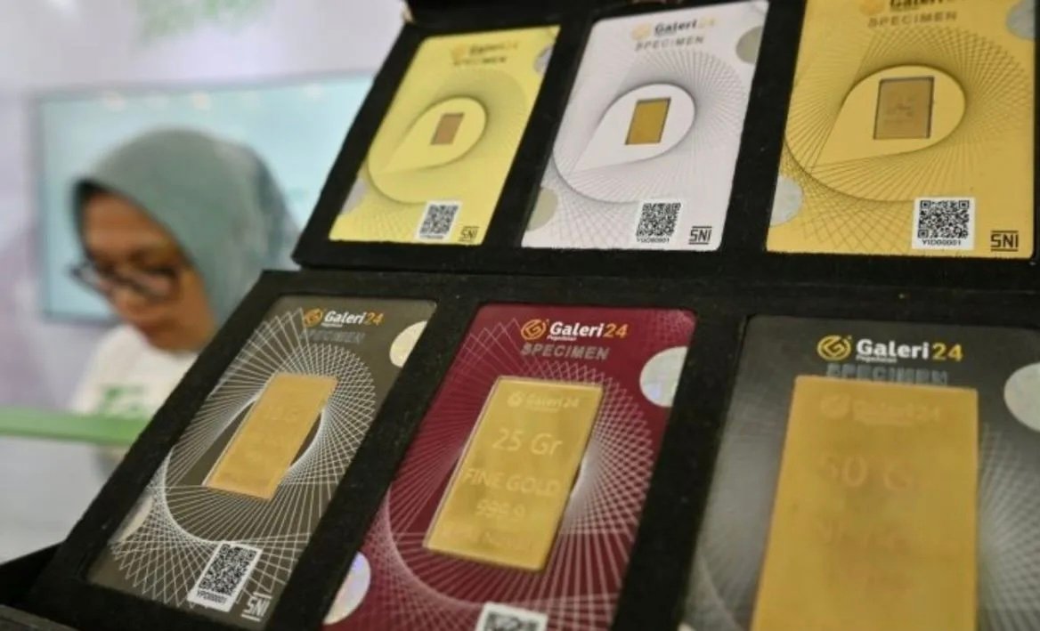 Harga Emas Pegadaian Hari Ini: Galeri24 dan UBS Kompak Turun, Antam Masih Stabil
