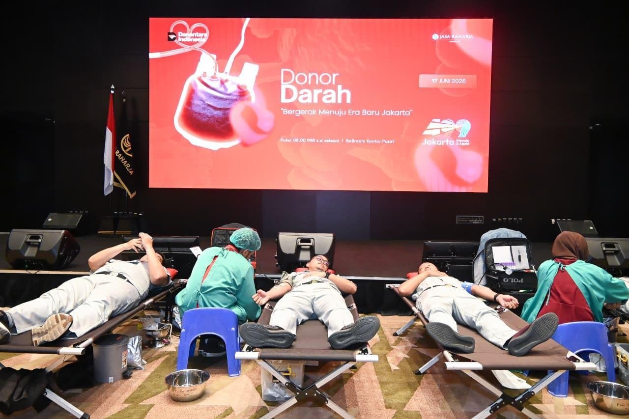 Jasa Raharja Gelar Donor Darah untuk Memperingati HUT Jakarta ke-499, Hadirkan Manfaat Nyata bagi Masyarakat