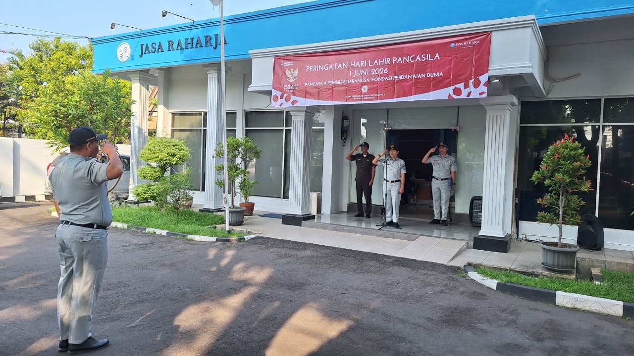Kobarkan Semangat Pancasila, Jasa Raharja Cabang Cirebon Gelar Upacara Peringatan Hari Lahir Pancasila 2026