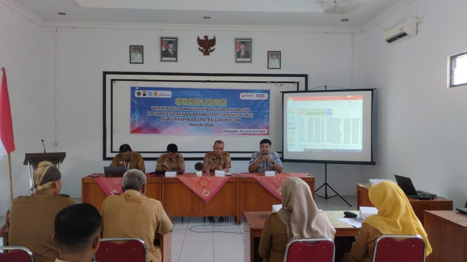 Gunakan Sistem Jemput Bola, Tim Sengkuyung Mobile Siap Validasi Objek Pajak di Brati
