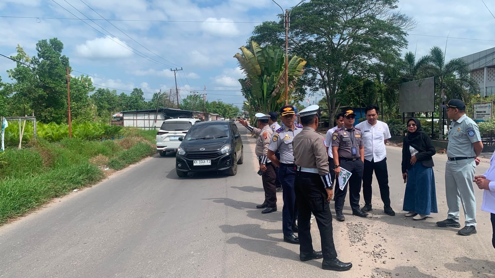 Perkuat Pencegahan Kecelakaan, Jasa Raharja Bersama Stakeholder Survei Jalan Rawan Laka di Sampit