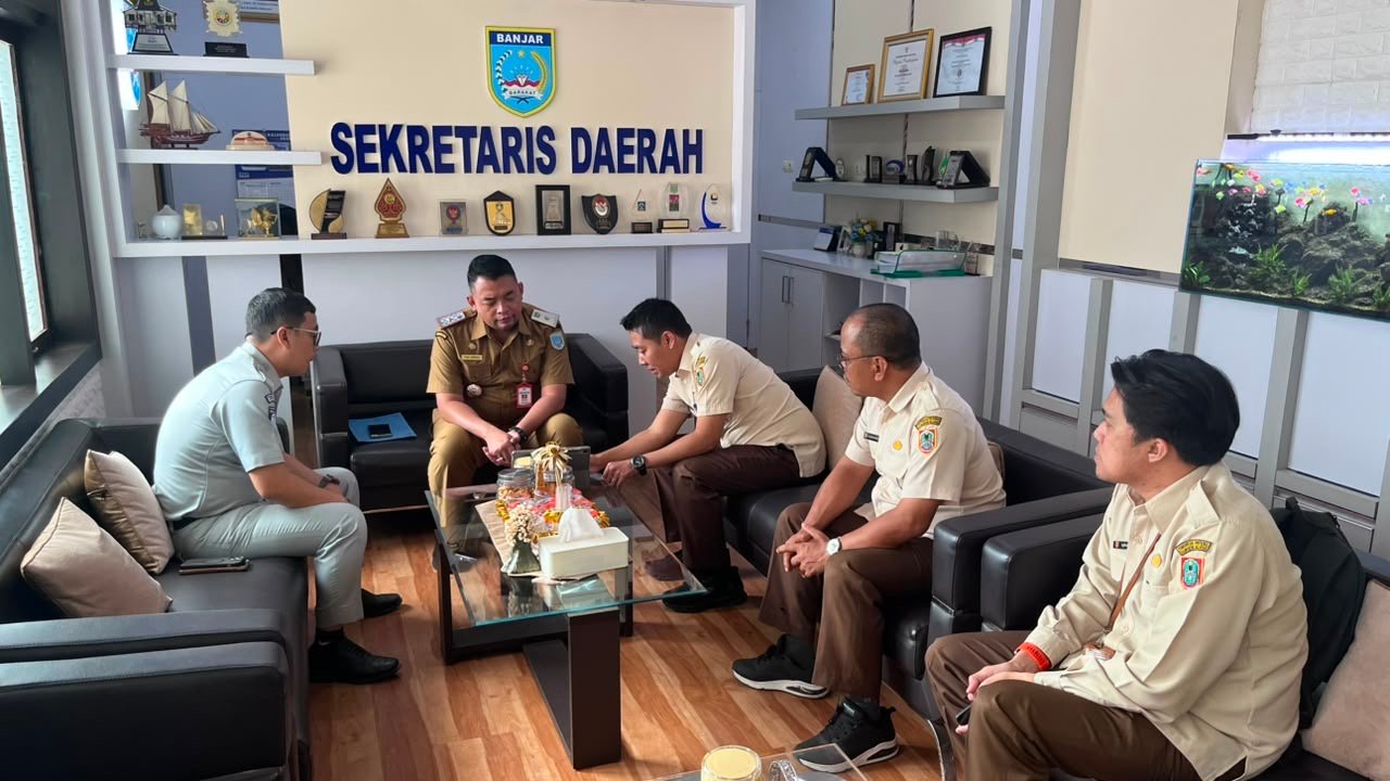 Sigap Instansi, Tim Pembina Samsat Martapura Koordinasikan Dashboard Kendaraan Dinas