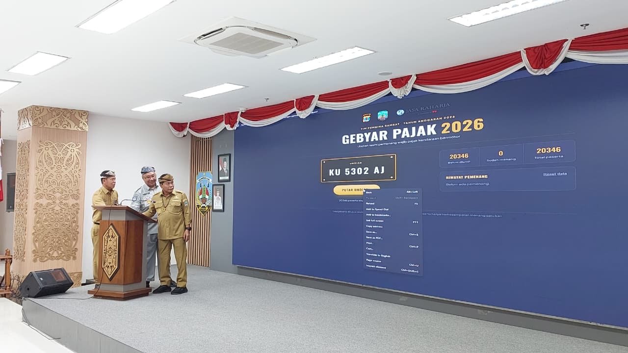 PT Jasa Raharja Cabang Tarakan dan Bapenda Kaltara Umumkan Pemenang Undian Gebyar Pajak Kendaraan Bermotor Tahun 2026