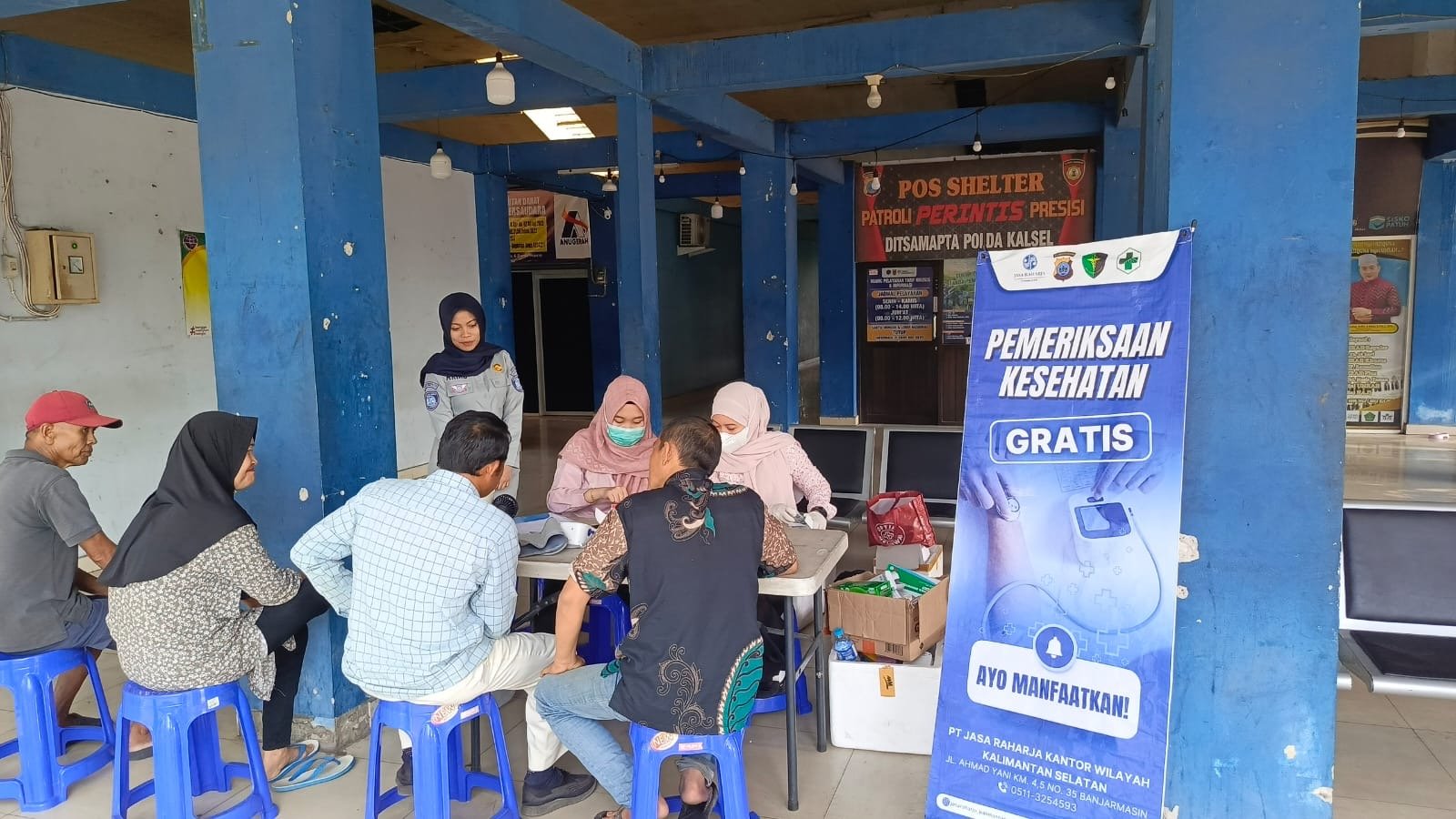 Pelayanan Kesehatan Gratis Jasa Raharja Kalsel Dukung Keselamatan Perjalanan Masyarakat