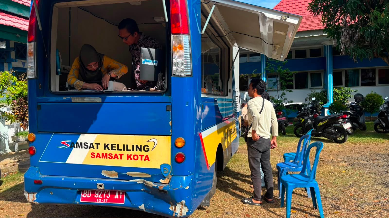 Samling Di Kecamatan Gading Cempaka, Jasa Raharja dan Tim Pembina Samsat Ajak Masyarakat Tertib Bayar Pajak Kendaraan