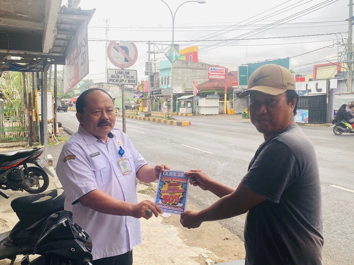 Samsat Kota Agung Gencarkan Sosialisasi Program Keringanan PKB dan BBNKB Tahun 2026