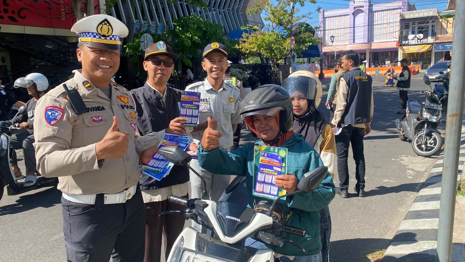 Jasa Raharja mengikuti Operasi Gabungan Bersama Tim Pembina Samsat Magetan