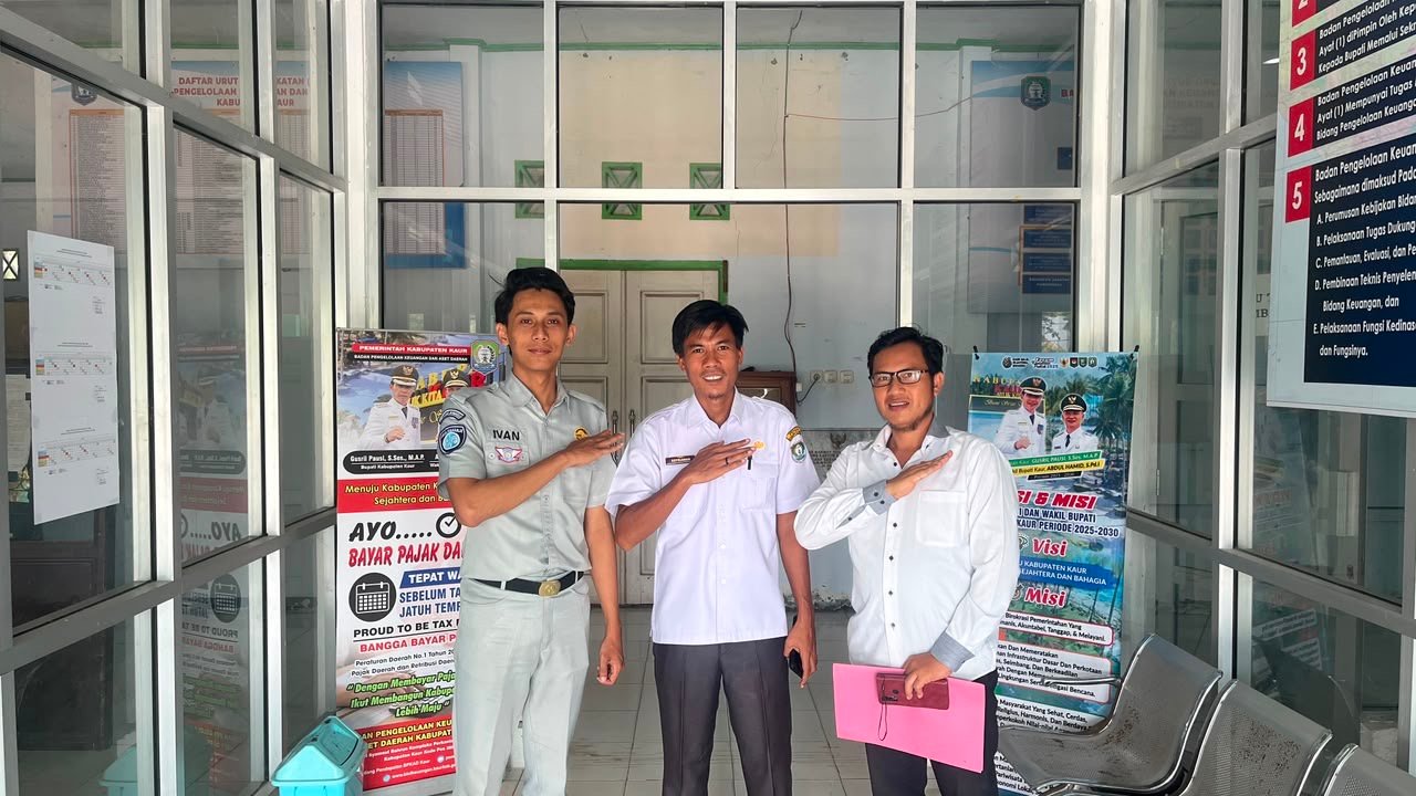 Jasa Raharja Bersama BPKAD Kabupaten Kaur Bahas Penyelesaian Tunggakan PKB dan SWDKLLJ Kendaraan Dinas