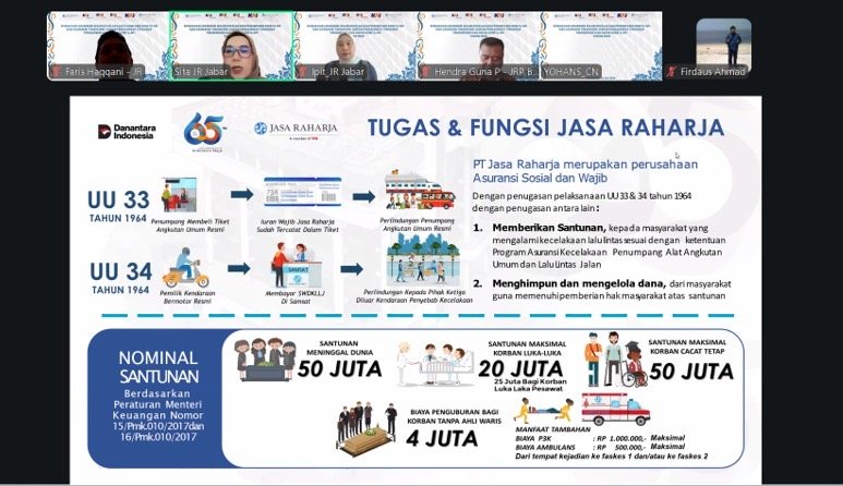 PT Jasa Raharja (Persero) Perkuat Sinergi dengan PT Kereta Api Indonesia melalui Sosialisasi Asuransi Wajib Kecelakaan Penumpang Tahun 2026