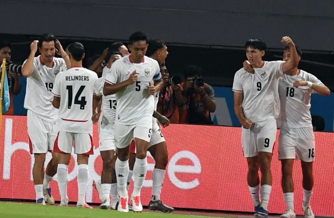 Indonesia Cukur Kamboja 5-1, Mitchell Cetak Hattrick di Laga Perdana