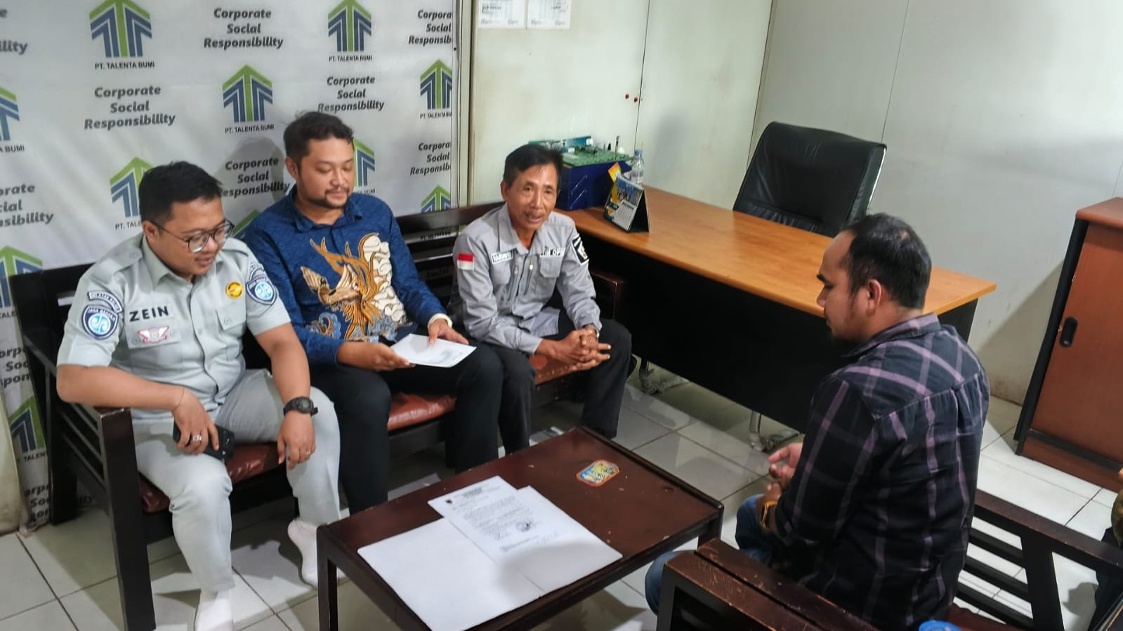 Perkuat Pendataan Armada, Tim Pembina Samsat Marabahan Kunjungi PT Talenta Bumi Barito Kuala