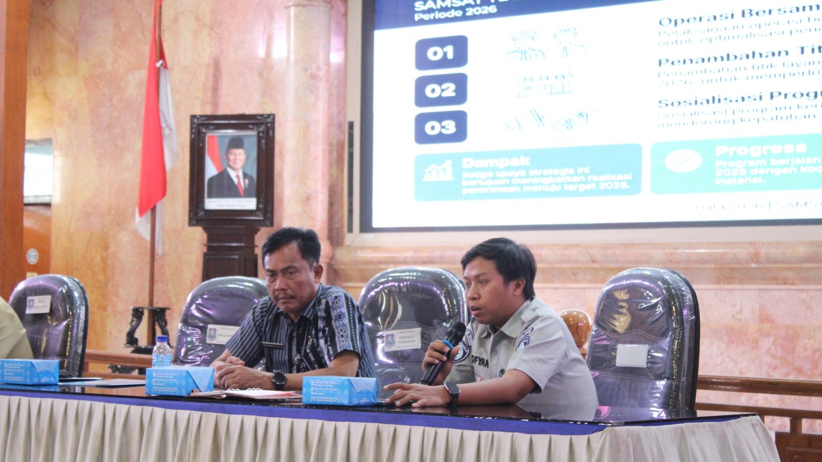 Optimalkan Pajak Kendaraan, Tim Pembina Samsat Kota Tegal Sosialisasikan Program Sengkuyung