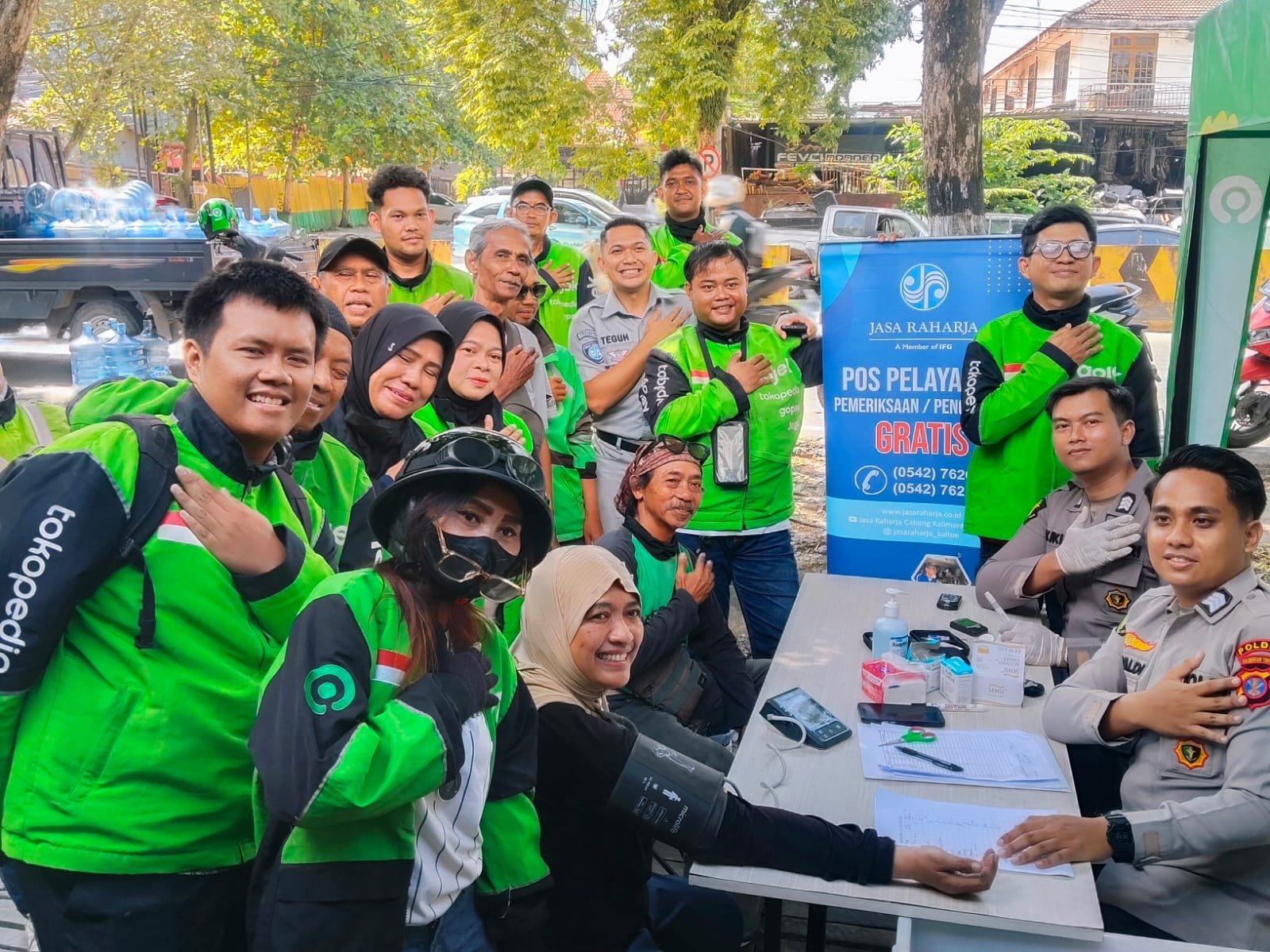 Tingkatkan Keselamatan Lalu Lintas, Jasa Raharja Gelar PPGD dan MUKL Bersama Komunitas Ojek Online Balikpapan