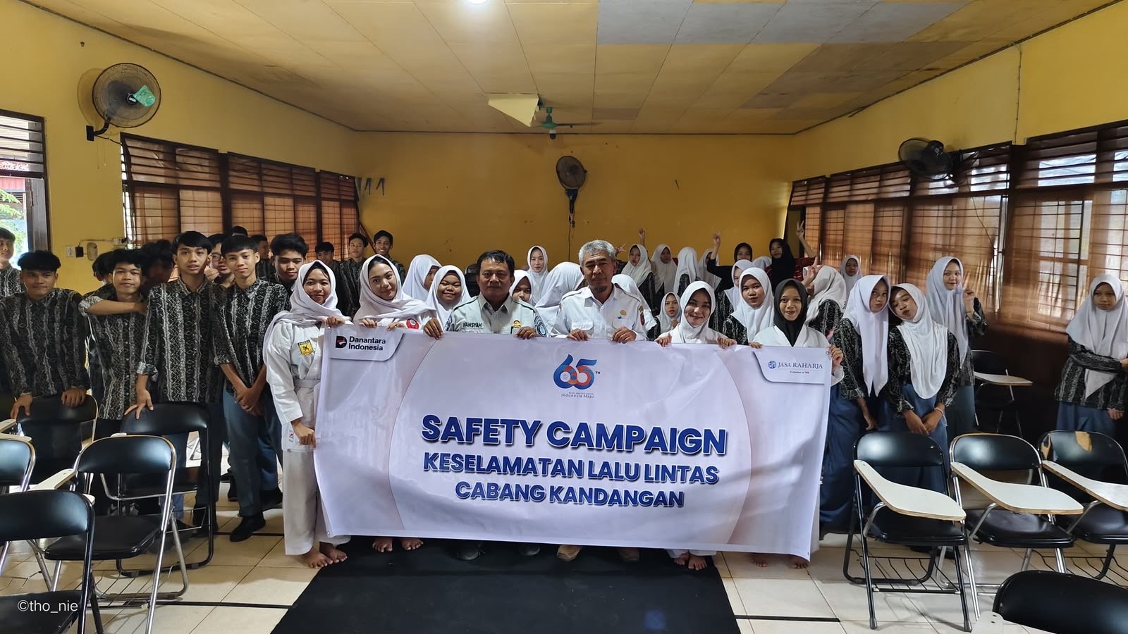 PT Jasa Raharja (Persero) Cabang Kandangan Edukasi Guru dan Pelajar melalui PPKL dan Sosialisasi Keselamatan Berlalu Lintas di SMA Negeri 2 Amuntai
