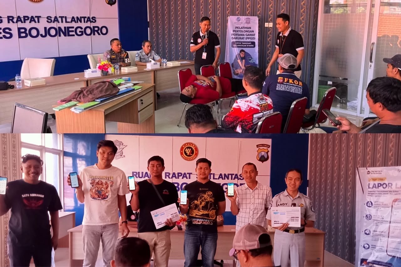 Jasa Raharja Bojonegoro Dorong Peran Aktif Masyarakat dalam Penanganan Awal Kecelakaan Lalu Lintas