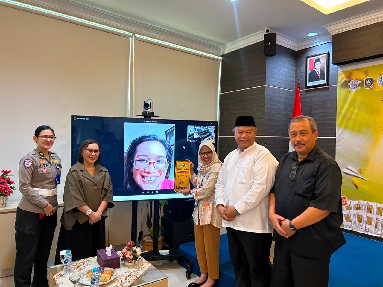 Jasa Raharja Kepri Bersama Tim Pembina Samsat Gelar Pengundian Gebyar Pajak Kendaraan Bermotor Tahun 2026 Berhadiah Logam Mulia