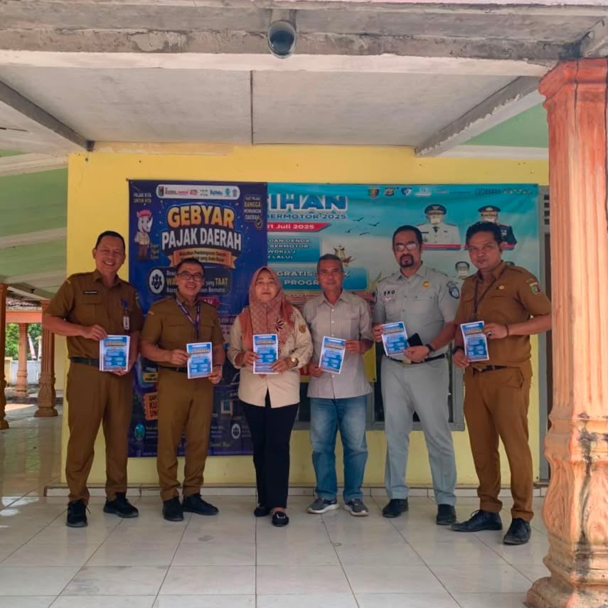 Jasa Raharja dan UPTD Samsat Sukadana Sosialisasikan Program Keringanan Pajak di Tegal Ombo