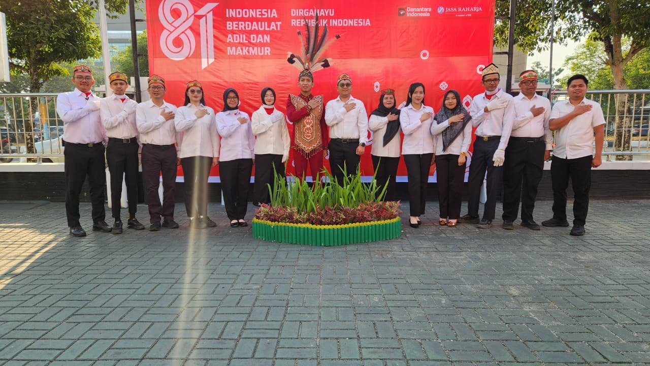 Jasa Raharja Kalteng Peringati HUT ke-81 Kemerdekaan RI dengan Semangat Kebangsaan