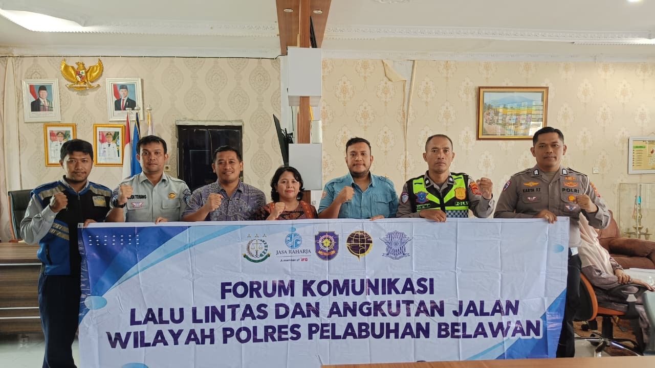FKLLAJ Polres Pelabuhan Belawan Bahas Titik Rawan Kecelakaan untuk Perkuat Keselamatan Lalu Lintas