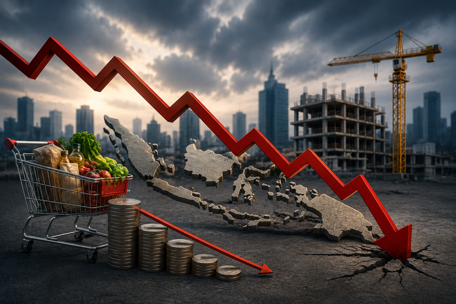 Ekonomi Indonesia Perlu Diwaspadai, Konsumsi dan Investasi Domestik Mulai Melemah