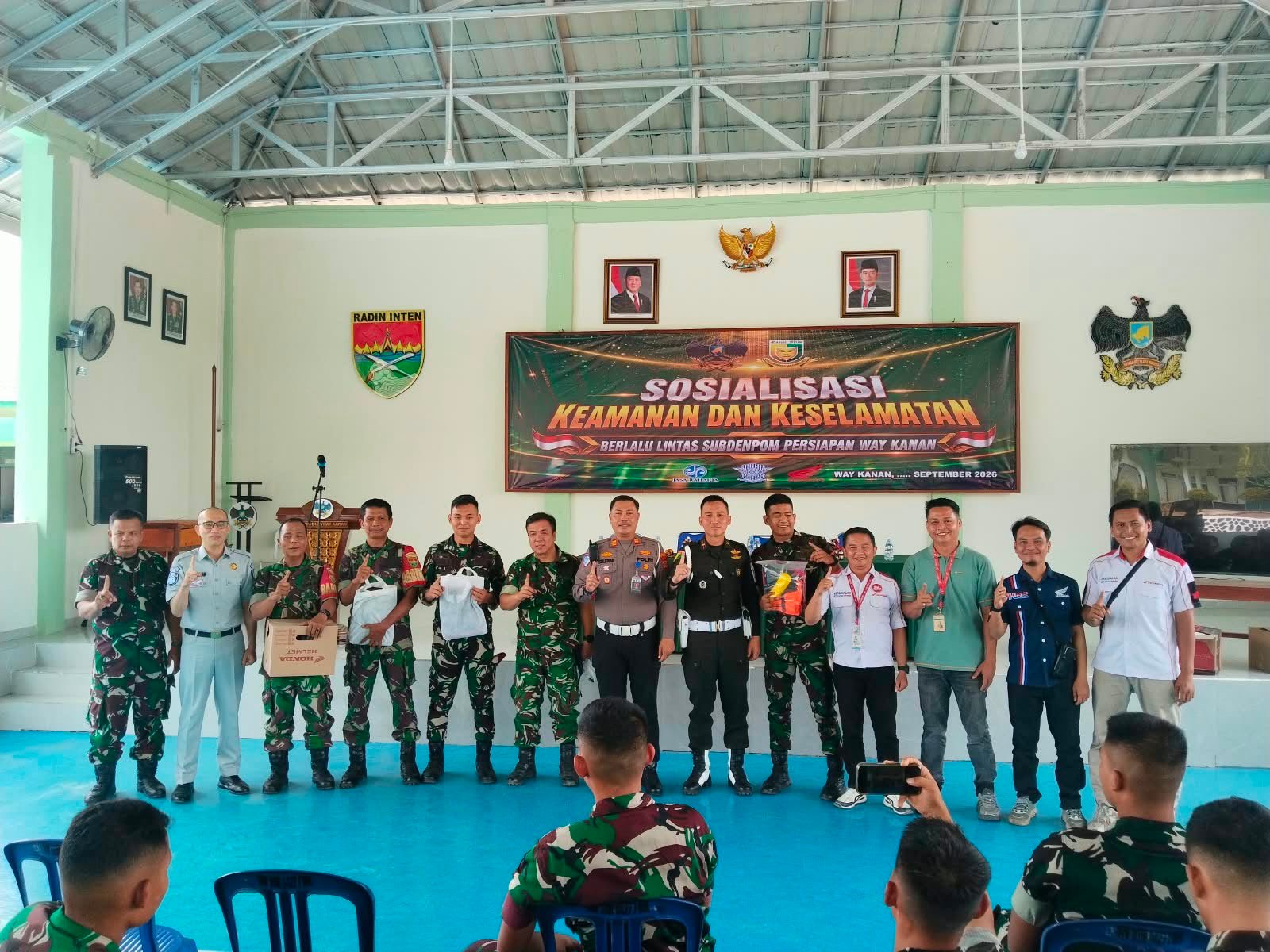 Jasa Raharja Lampung Gandeng TNI-Polri Tekan Kecelakaan Lalu Lintas di Way Kanan