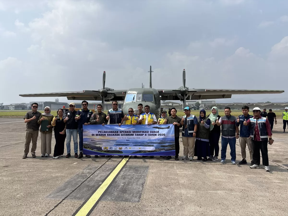 Kementerian PU Gelar Operasi Modifikasi Cuaca demi Optimalkan Tampungan Air 3 Waduk Citarum Kementerian PU Gelar Operasi Modifikasi Cuaca demi Optimalkan Tampungan Air 3 Waduk Citarum