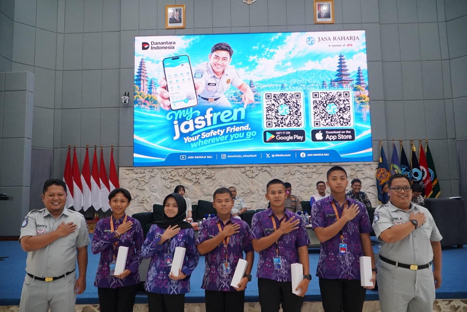 Dari Politeknik Transportasi Darat,Jasa Raharja Titipkan Pesan untuk Para Pengendara Muda