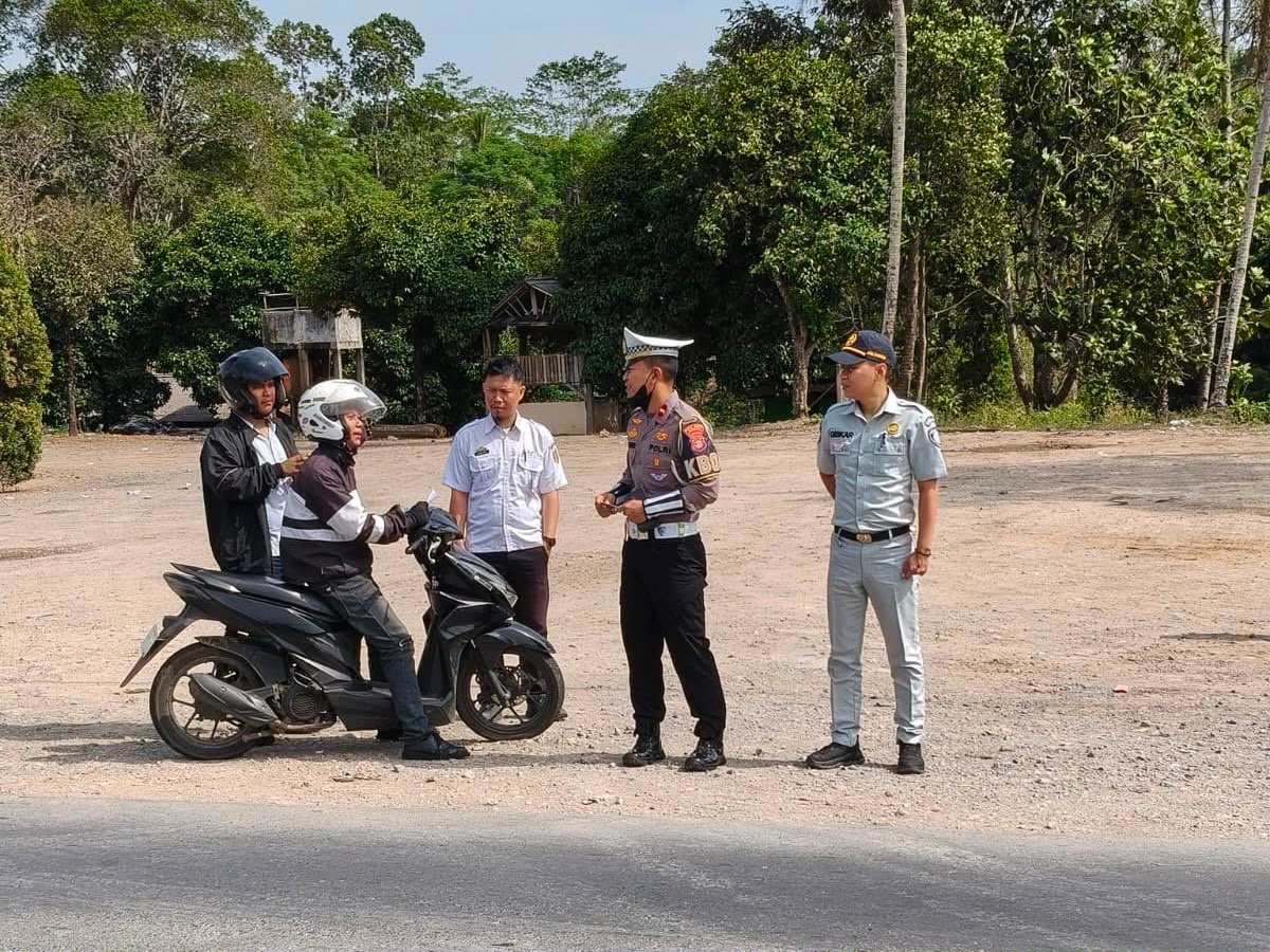 Dorong Tertib Berlalu Lintas, Jasa Raharja Bersama Mitra Gelar Operasi Gabungan di Tanggamus