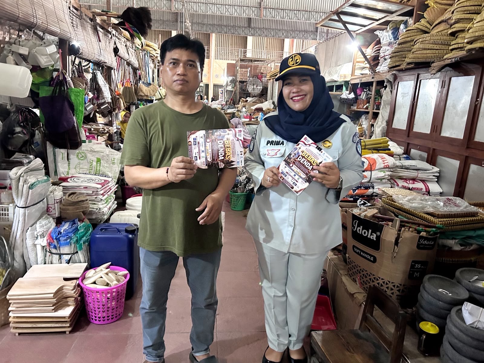 Dari Alun-Alun Paseban hingga Pasar Bantul, Jasa Raharja Perluas Informasi Program Bebas Denda