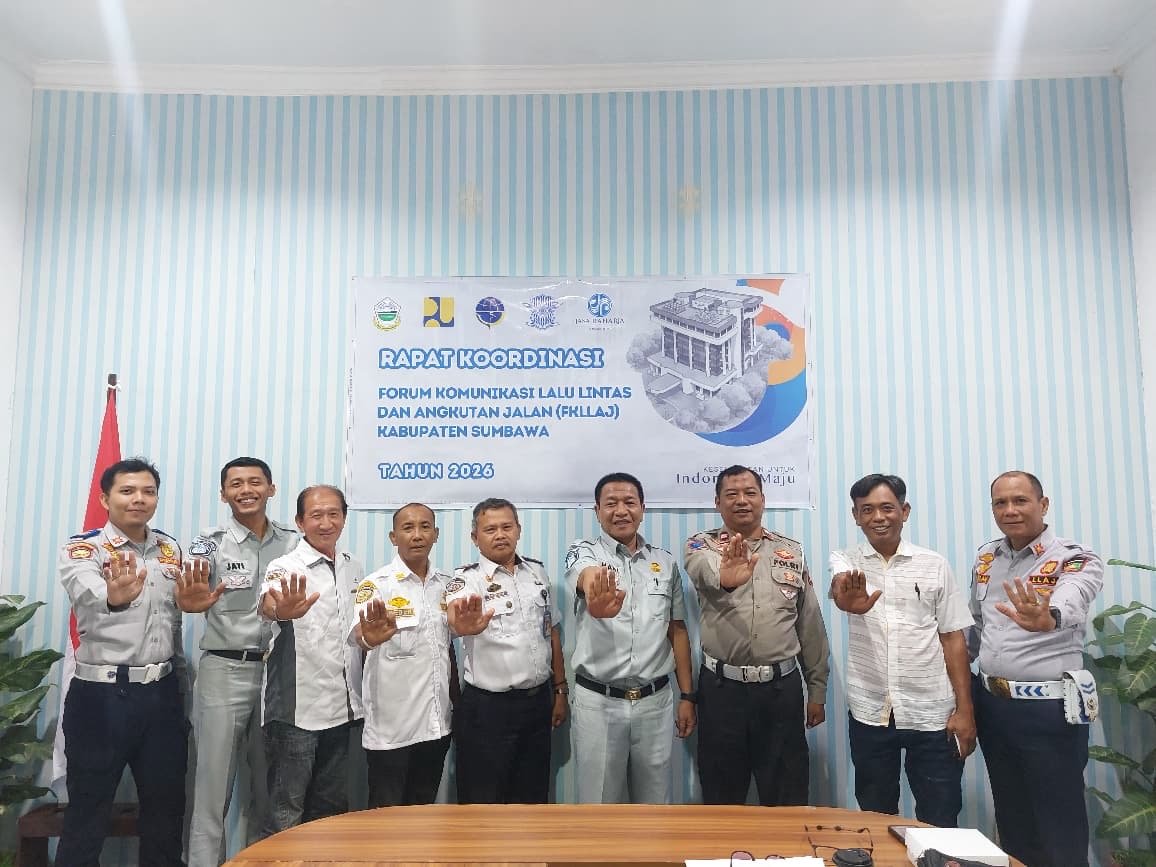 Jasa Raharja Sumbawa Dorong Keselamatan Lalu Lintas melalui Rakor FLLAJ