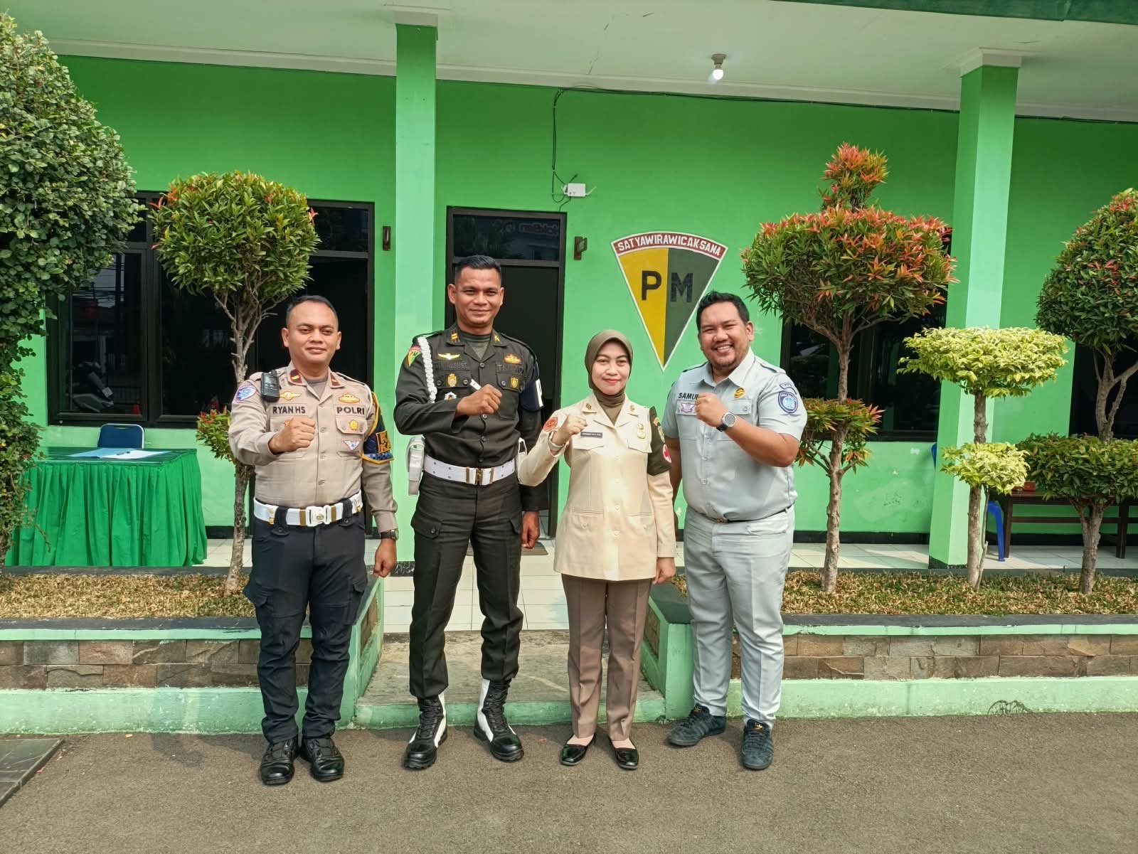 Tingkatkan Kemampuan Mitigasi Laka Lantas, Subdenpom Purwakarta Gelar Edukasi Safety Riding dan PPGD